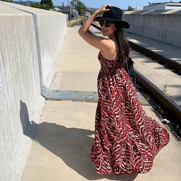 Nasty Gal Dresses & Skirts - ✨HP✨ Nasty Gal Tiger Print Maxi Dress